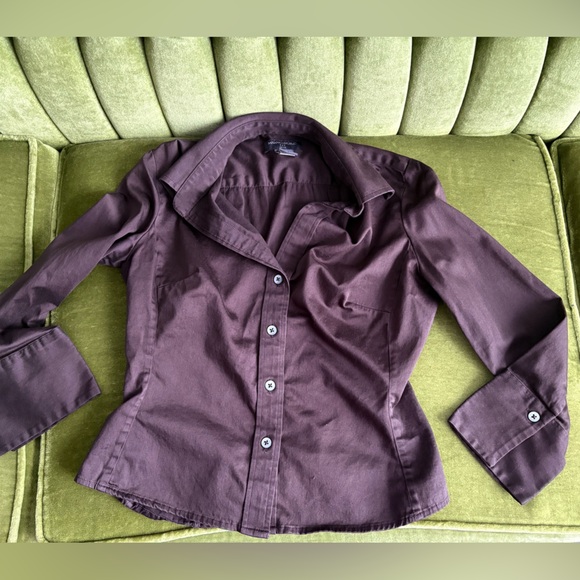 Banana Republic Tops - Banana Republic Brown Button Up
